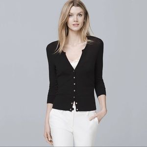White House Black Market Snap Front Cardigan